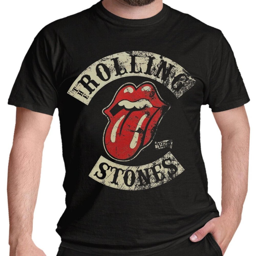 The Rolling Stones T Shirt OFFICIAL Tour 78 Rock Licensed Tee Black New